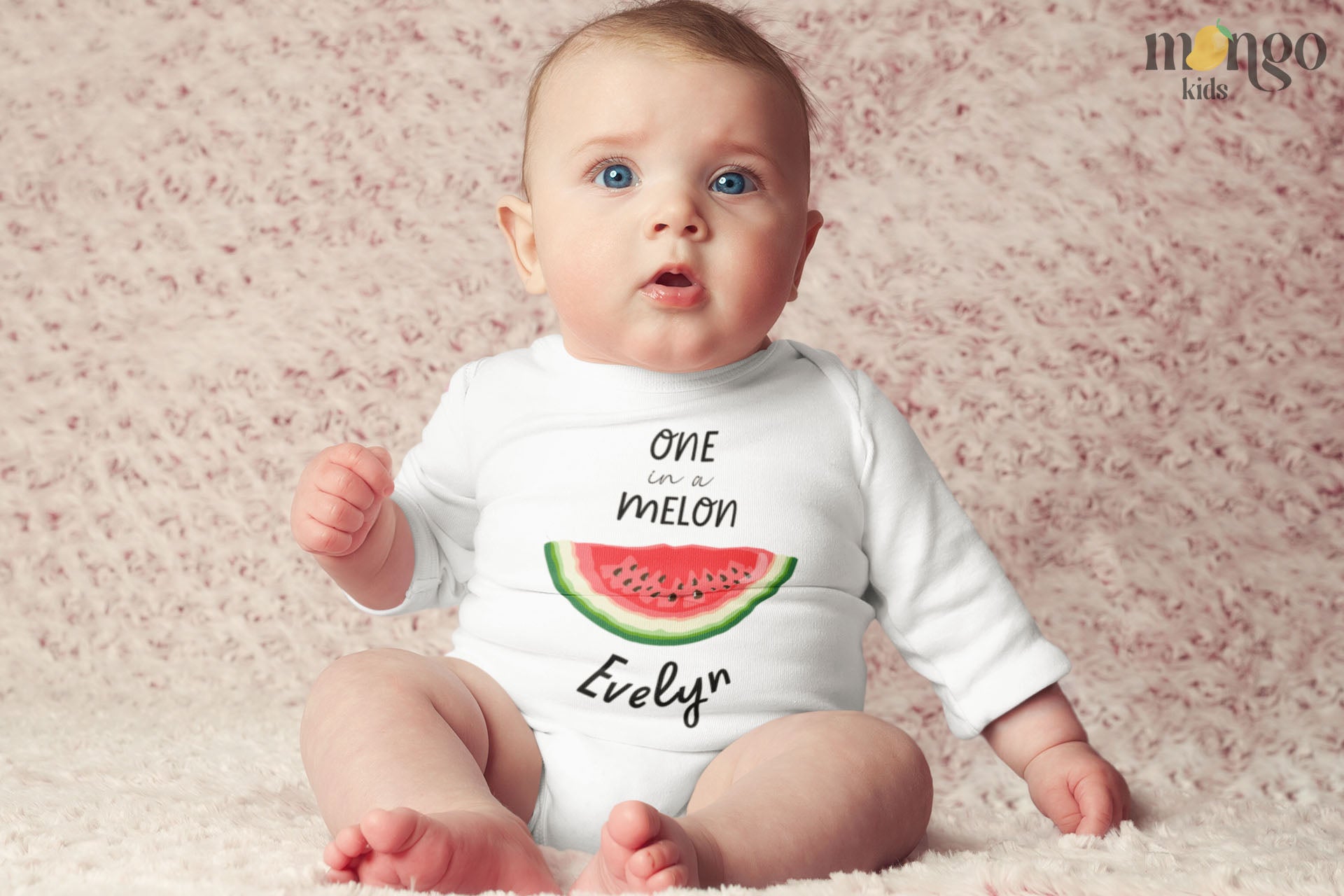 Cute Girl Outfit - Custom Baby Gift for Newborn Clothes - Watermelon Baby