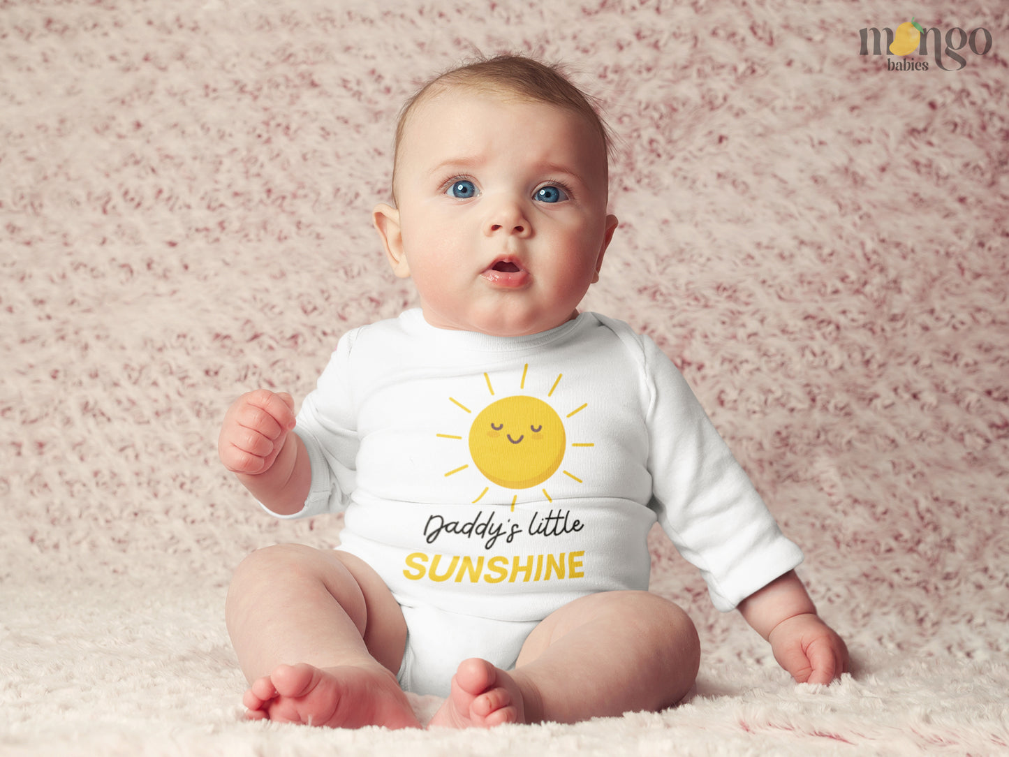 Baby Onesie Kid Tshirt with cute design for little sunshine - gift for dad - newborn baby clothes - Toddler Tshirt - Father's Day Gift - New dad gift