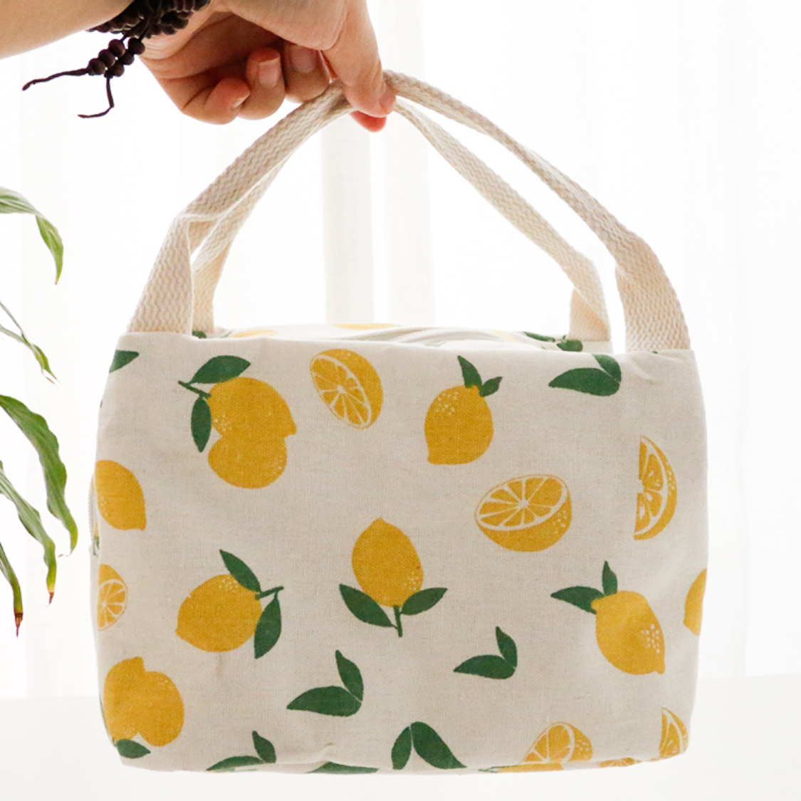 Fruit Print Lunch Insulated Cooler Bags For School Kids