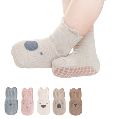 Non Slip Toddler Socks Cute Animal Infant Boys Girls Baby Socks