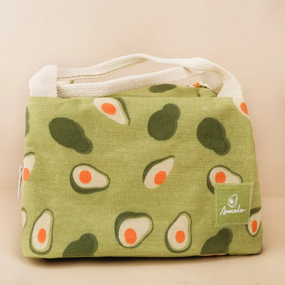 Fruit Print Lunch Insulated Cooler Bags For School Kids