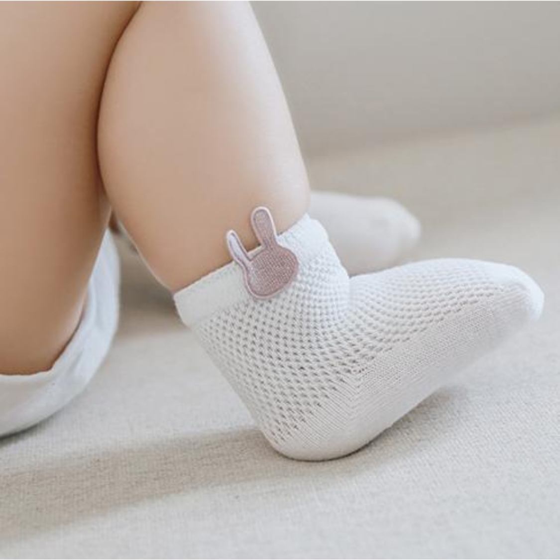 Cute Animal Character Anti-Slip Baby Short Socks - Soft Cotton, Ideal for Newborns and Toddlers