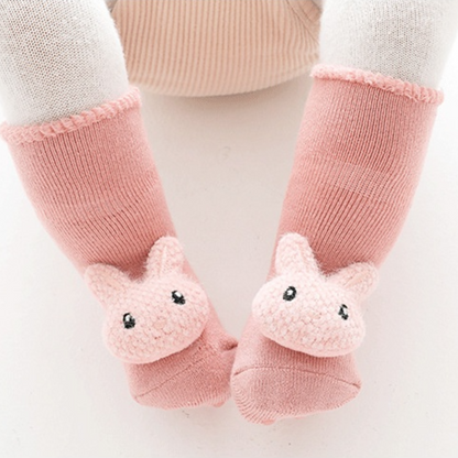 Kids Non Slip Socks Cute Animal Infant Boys Girls Baby Socks for Toddler