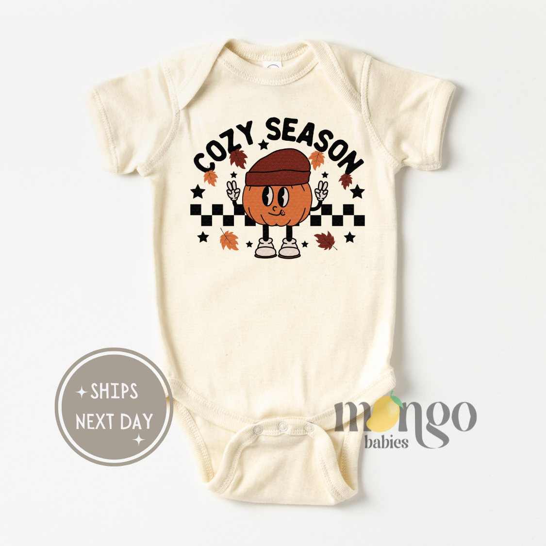 Cozy Season Baby Onesie for Newborn Onsie Fall Baby Outfit