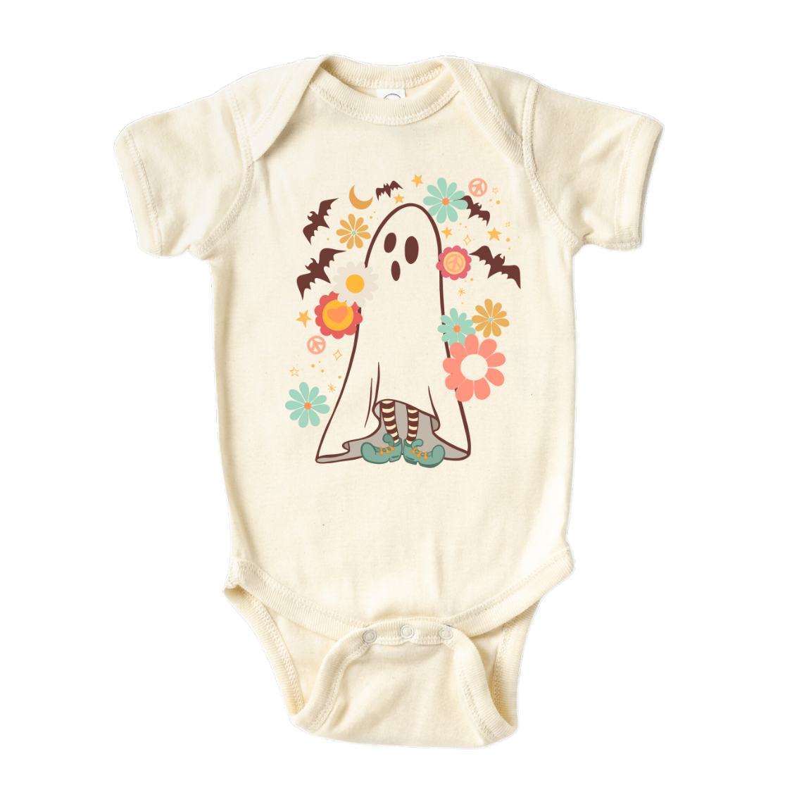 Cute Ghost Graphic Tshirt for Kids Cute Girls Tshirt Halloween Outfit for Girls Newborn Outfits Baby Onesie Newborn Clothes Gift for Newborns