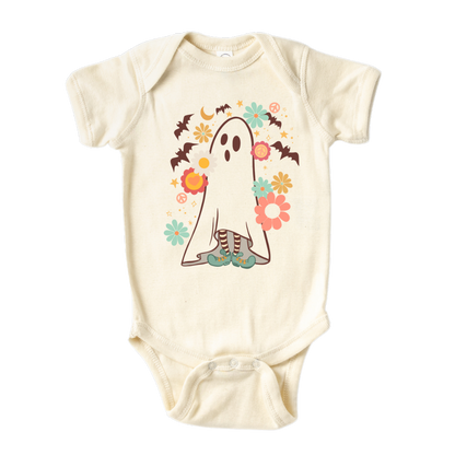 Cute Ghost Graphic Tshirt for Kids Cute Girls Tshirt Halloween Outfit for Girls Newborn Outfits Baby Onesie Newborn Clothes Gift for Newborns