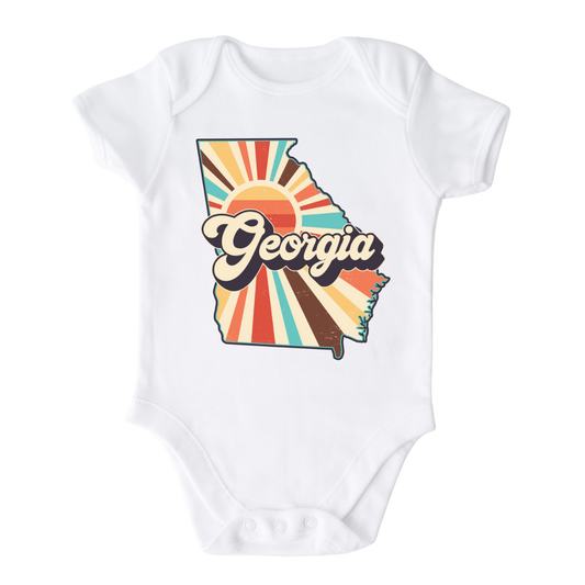 Georgia Baby Onesie® Georgia State Shirt for Kids Tshirt Georgia Bodysuit