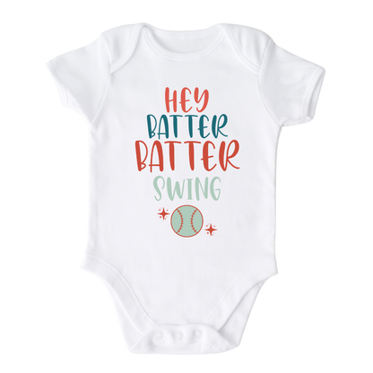 Baby Onesie® Hey Batter Baseball Cute Infant Clothing for Baby Shower Gift