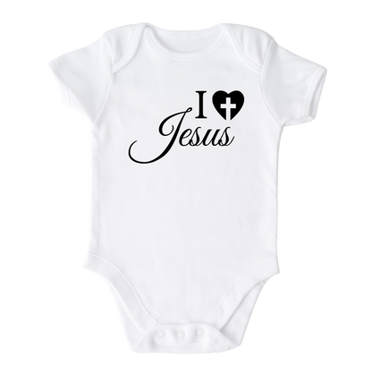 Baby Clothes I Love Jesus Baby Onesie® Religious Baby Infant Clothing for Baby Shower