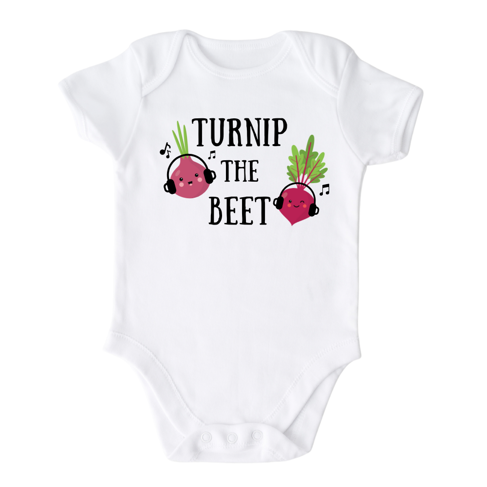 Baby Onesie® Turnip The Beat Cute Infant Clothing for Baby Shower Gift