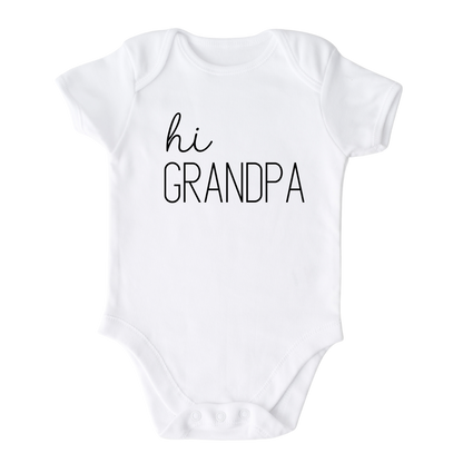 Cute Outfit for Baby Gift for Baby Shower Baby Onesie® Hi Grandpa