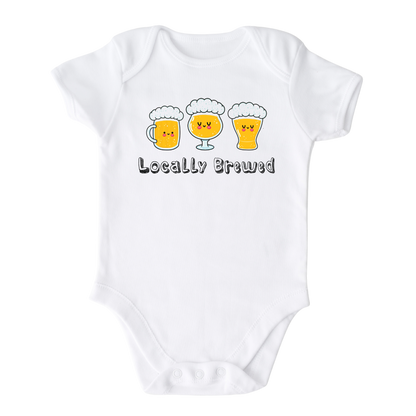 Locally Brewed Baby Onesie® Kids Shirt