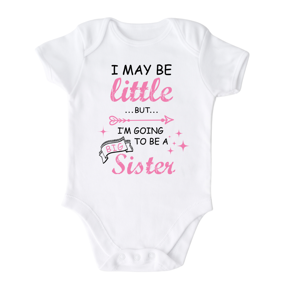 Baby Onesie® Big Sister Announcement Infant Clothing for Baby Shower Gift