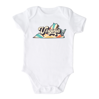 Virginia Baby Onesie® Virginia State Shirt for Kids Tshirt Virginia Bodysuit for Baby Gift