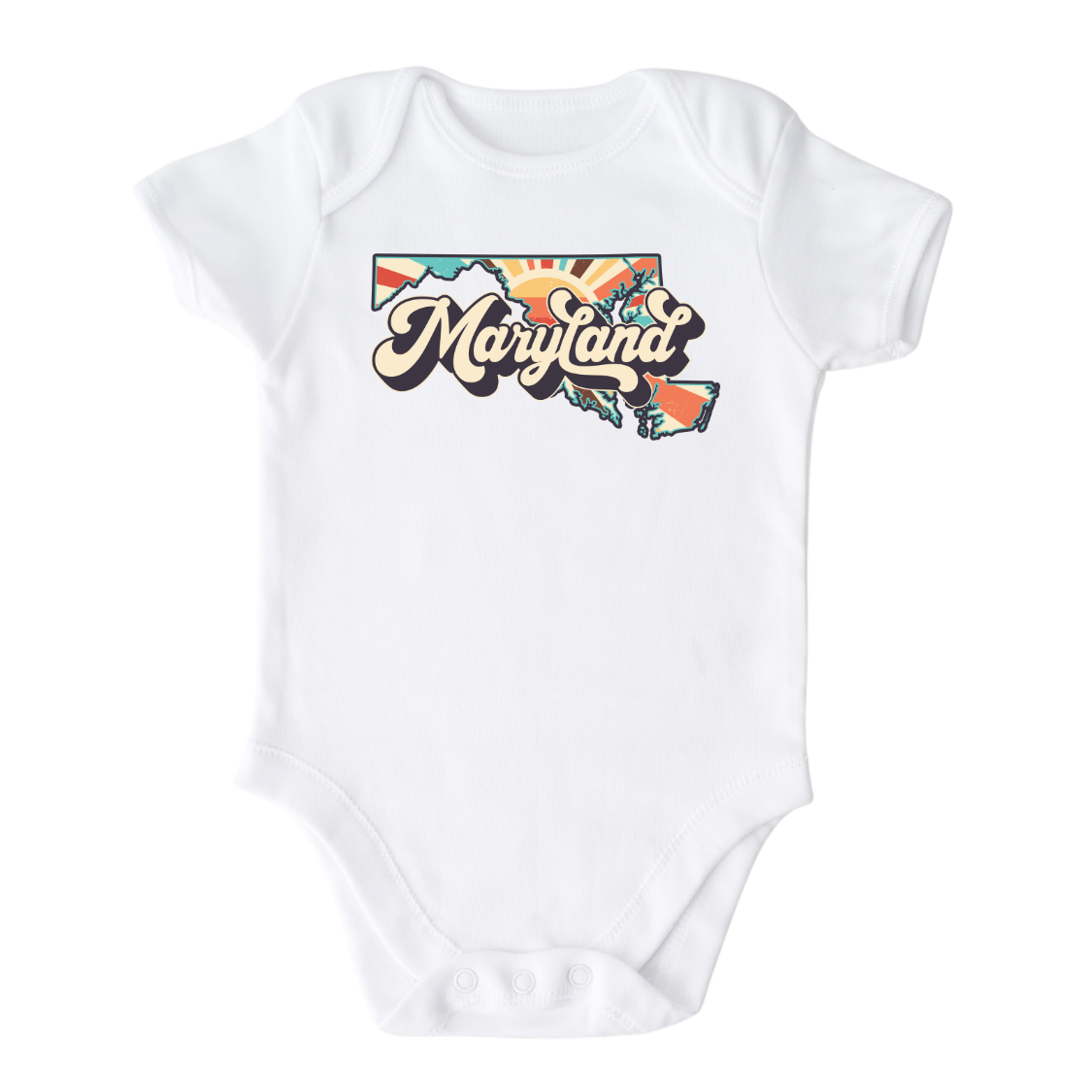Maryland Baby Onesie® Maryland State Shirt for Kids Tshirt Maryland Bodysuit for Baby Gift