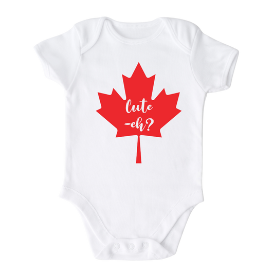 Cute Eh Canadian Baby Onesie® Cute Canada Outfit for Baby Gift for Baby Shower Gift