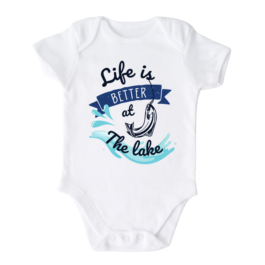 Life is Better At The Lake Baby Onesie® Kids Shirt