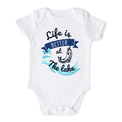 Life is Better At The Lake Baby Onesie® Kids Shirt