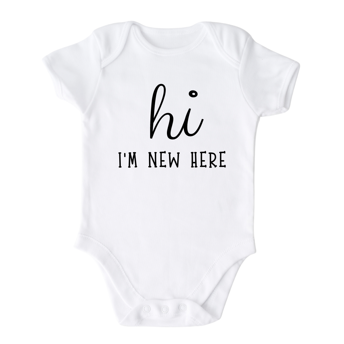 Baby Onesie® Hi I’m New Here Infant Clothing for Baby Shower Gift