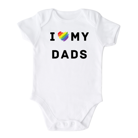 I Love My Dads Baby Onesie® Kids Shirt