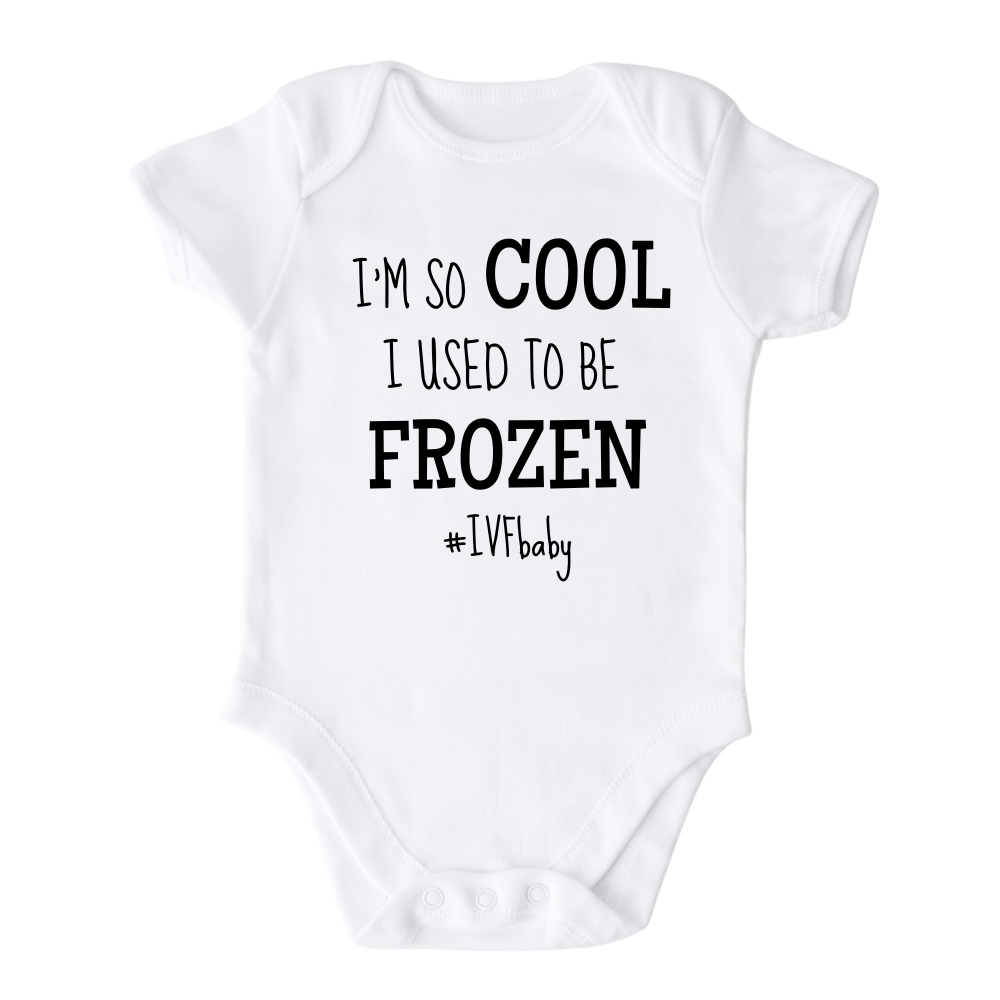 Baby Onesie® I Used To Be Frozen IVF Baby Infant Clothing for Baby Shower Gift