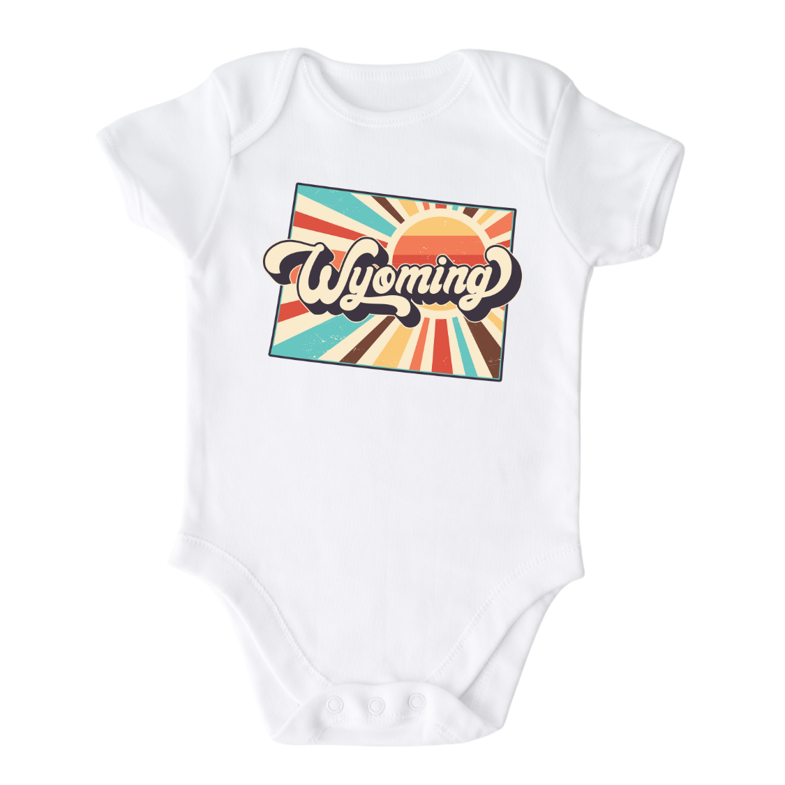 Wyoming Baby Onesie® Wyoming State Shirt for Kids Tshirt Wyoming Bodysuit for Baby Gift