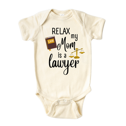 Lawyer Baby Onsie - Gift for mom - Mother's Day gift - Custom Baby Clothes for Newborn - Gift for Newborn - Baby Shower Gift - My Mom Is A Lawyer
