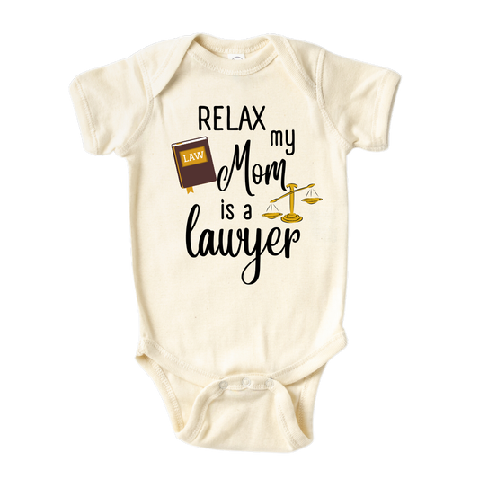 Lawyer Baby Onsie - Gift for mom - Mother's Day gift - Custom Baby Clothes for Newborn - Gift for Newborn - Baby Shower Gift - My Mom Is A Lawyer