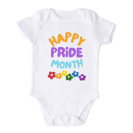Happy Pride Month Baby Onesie® Kids Shirt