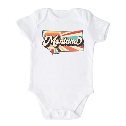 Montana Baby Onesie® Montana State Shirt for Kids Tshirt Montana Bodysuit for Baby Gift
