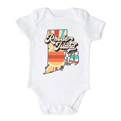 Rhode Island Baby Onesie® Rhode Island State Shirt for Kids Tshirt Rhode Island Bodysuit for Baby Gift