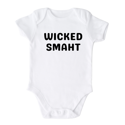 Funny Outfit for Baby Gift for Baby Shower Baby Onesie® Wicked Smaht
