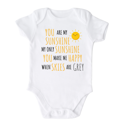 You Are My Sunshine Baby Baby Onesie® Cute Baby Clothes for Baby Outfit for Baby Shower Gift