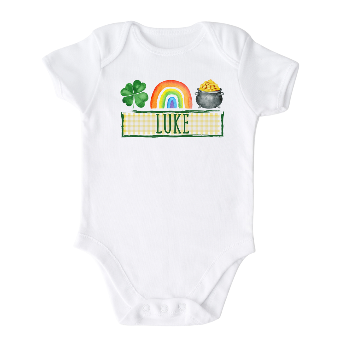 Personalized Outfit St. Patrick’s Day Custom Name Baby Onesie® Newborn Outfit