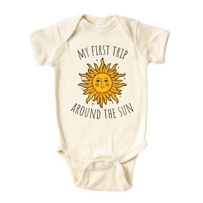 First Birthday Shirt for Baby Onesie® My First Trip Around The Sun Toddler Tshirt