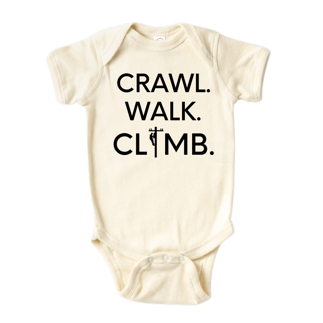Baby Onesie® Crawl Walk Climb Line Crew Baby Infant Clothing for Baby Shower Gift