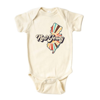 New Jersey Baby Onesie® New Jersey State Shirt for Kids Tshirt New Jersey Bodysuit