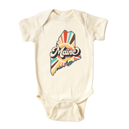Maine Baby Onesie® Maine State Shirt for Kids Tshirt Maine Bodysuit for Baby Gift