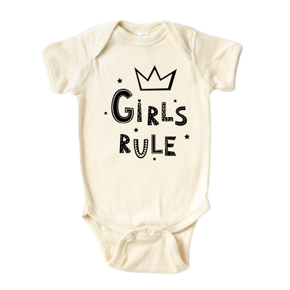 Cute Baby Gift Girls Rule Baby Onesie® Baby Shower Gift for Kids Shirt Baby Girl Bodysuit