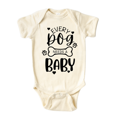 Baby Onesie® Every Dog Needs A Baby Infant Clothing for Baby Shower Gift