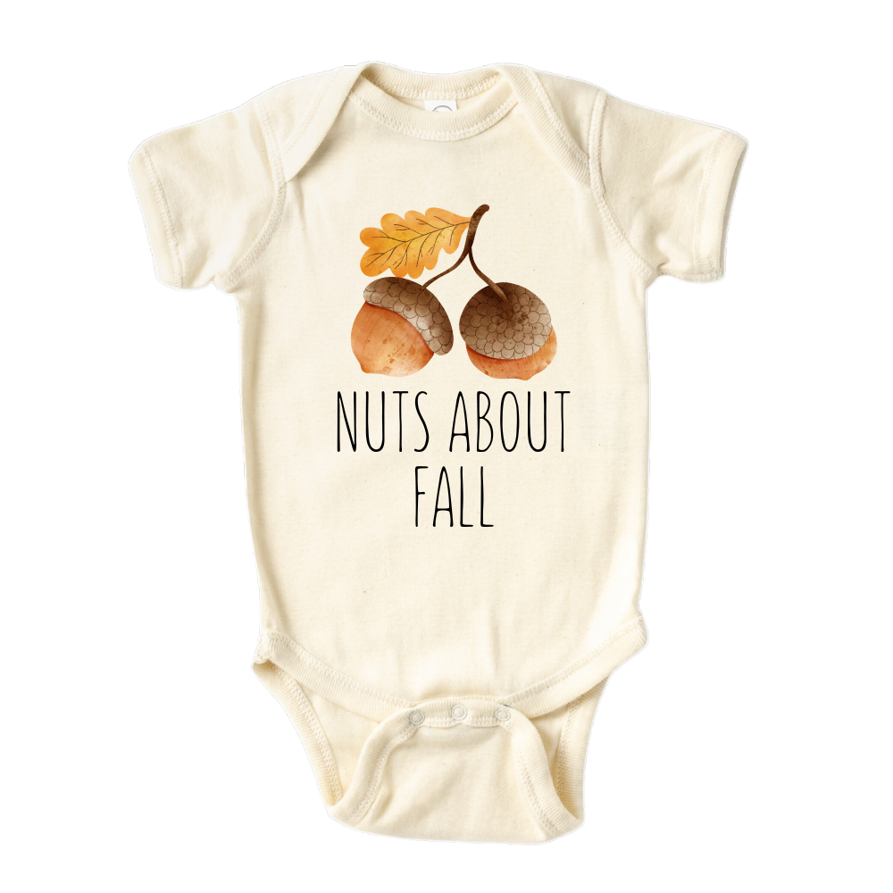 Nuts About Fall Baby Onesie® Cute Baby Clothes for Baby Outfit Newborn