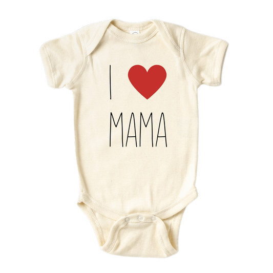 Baby Onesie® I Love Mama Baby Infant Clothing for Baby Shower Gift