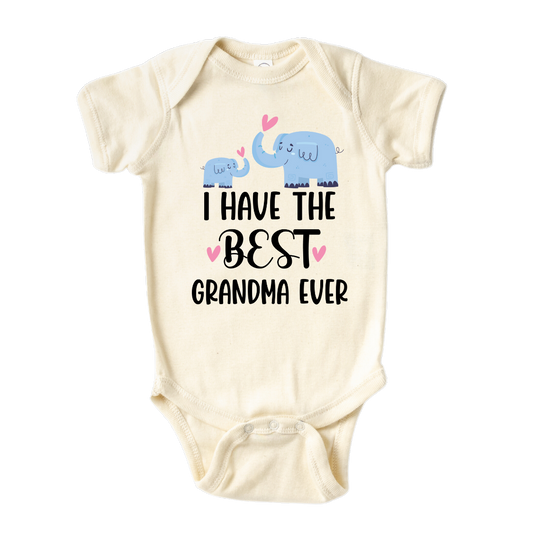 Kids Tshirt Baby Onesie® Best Grandma Elephant Baby Bodysuit Newborn Outfit Baby Shower