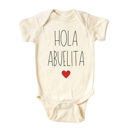 Baby Onesie® Hola Abuelita Baby Clothing for Baby Shower Gift for Grandma