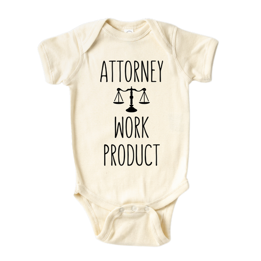 Attorney Work Product Baby Onesie