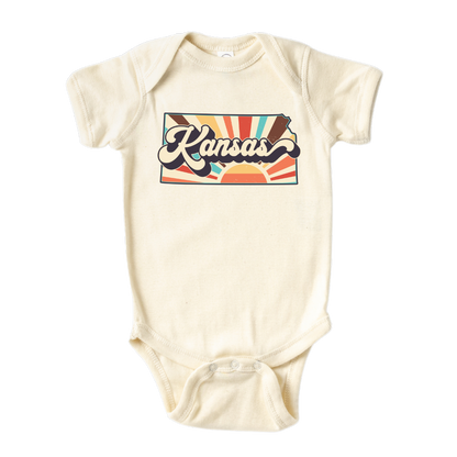 Kansas Baby Onesie® Kansas State Shirt for Kids Tshirt Kansas Bodysuit for Baby Gift