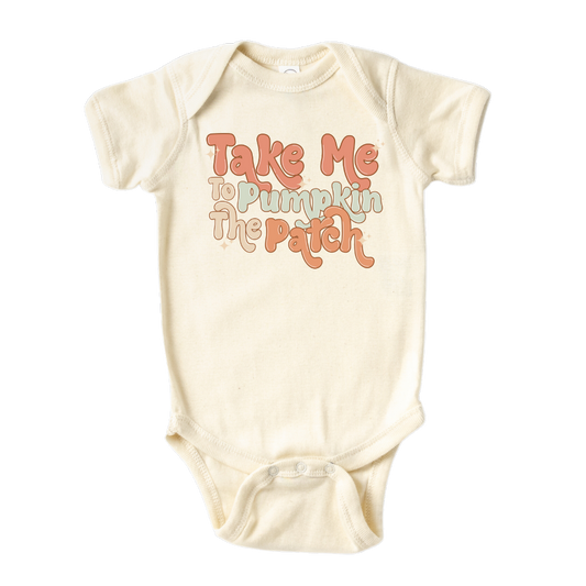 Baby Onesie® Take Me To The Pumpkin Patch Fall Baby Clothing for Baby Shower Gift