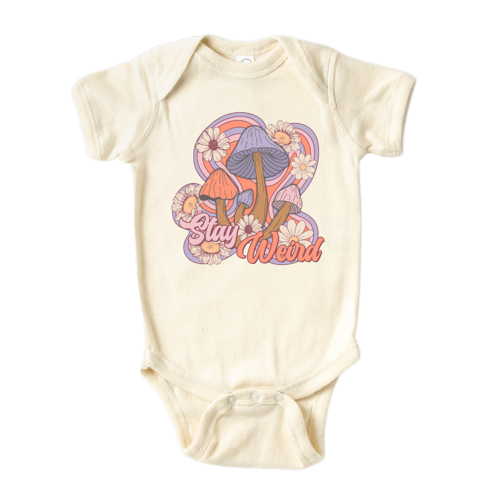 Stay Weird Baby Onesie® Kids Shirt Children Clothing Newborn Gift for Girls