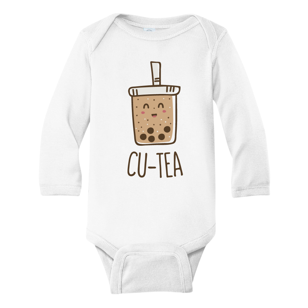 Milk Tea Kid Tshirt Baby Onesie® Cu-Tea Boba Baby Bodysuit Newborn Outfit Baby Shower