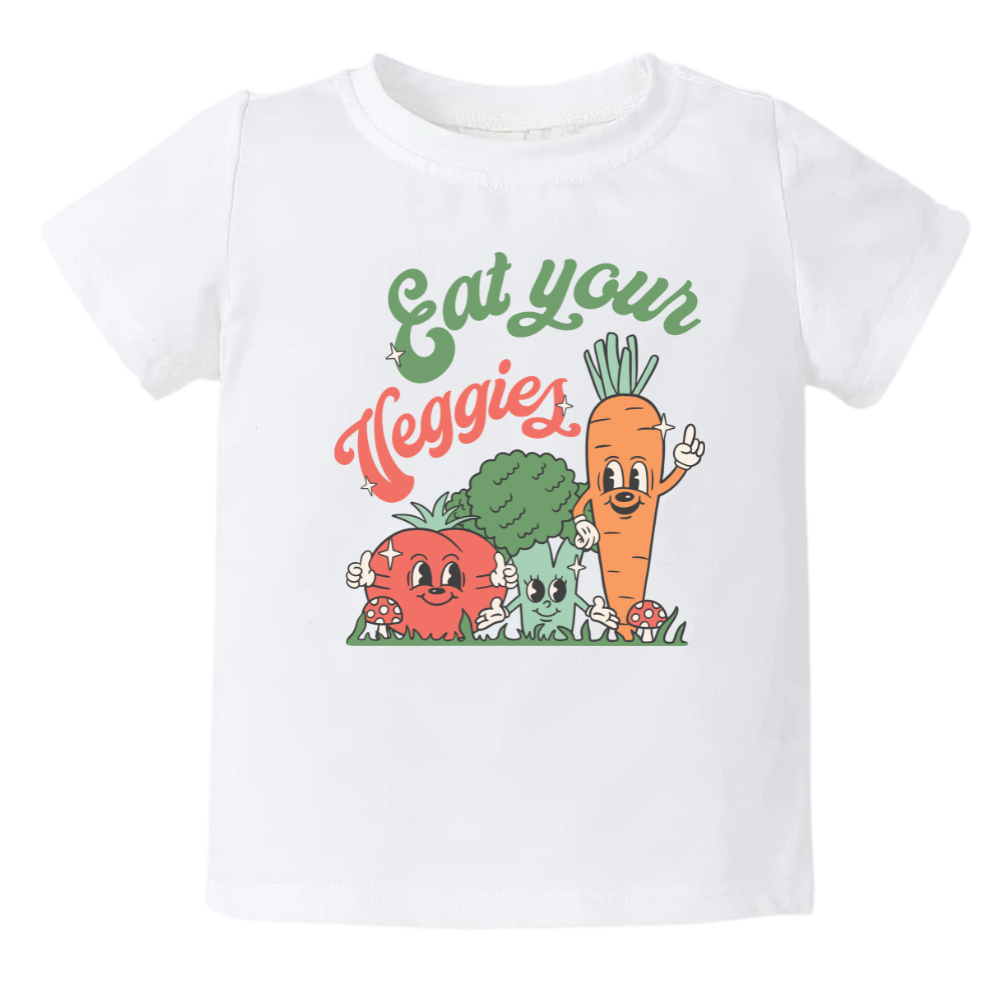 Vegetable Kid Tshirt Baby Onesie® Eat Your Veggies Baby Bodysuit Newborn Gift Baby Shower